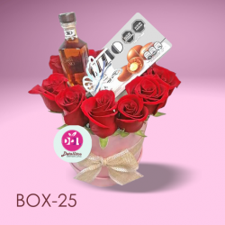 Box de 10 Rosas con Chocolates