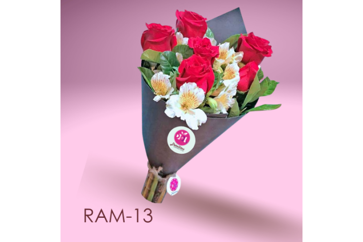 Ramos De 5 Rosas